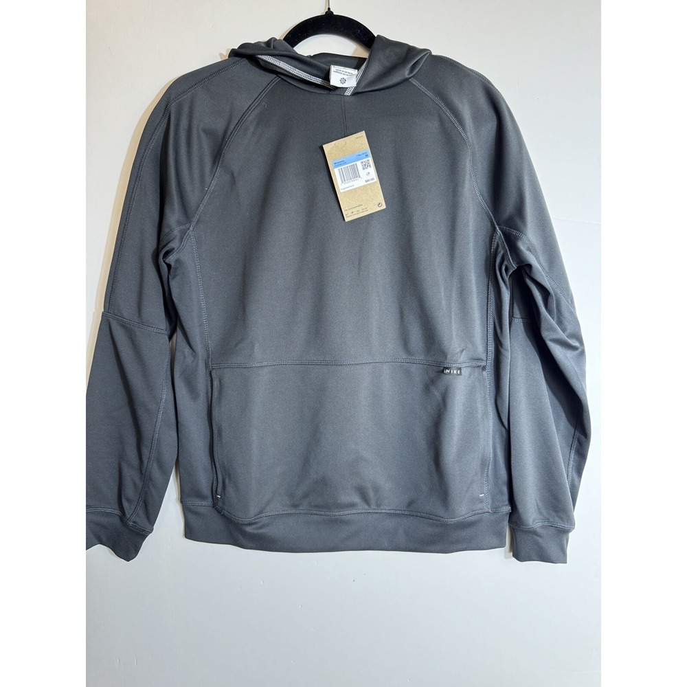 $80‎ Nike Women's Soccer Hoodie  Dry-Fit With Zip Pockets Gray Size Medium